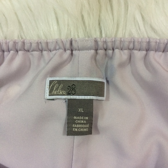 NEW Chelsea 28 Lavendar Purple Floral Halter Dress - Picture 6 of 8